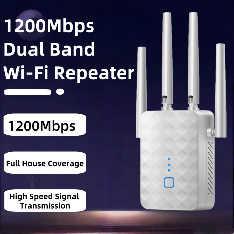 Home Security Network - Wzmacniacz sygnału WiFi Dual Band 1200Mbps