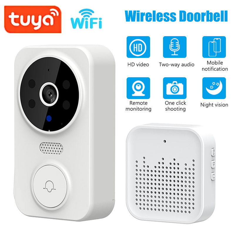 Home Security Doorbell Camera - WiFi inteligentna kamera wideodomofonowa noktowizor inteligentny