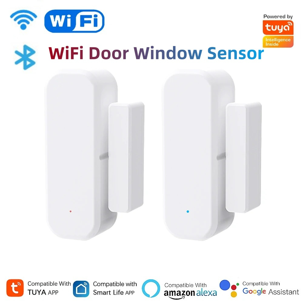 Home Security Network - Czujnik otwarcia drzwi/okien Tuya WiFi, inteligentny