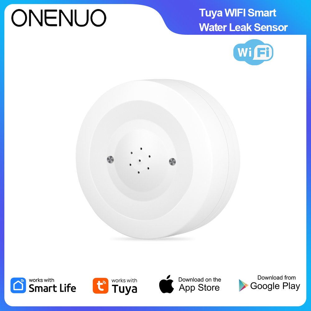 Home Security Business - Czujnik wycieku wody ONENUO WiFi Tuya,
