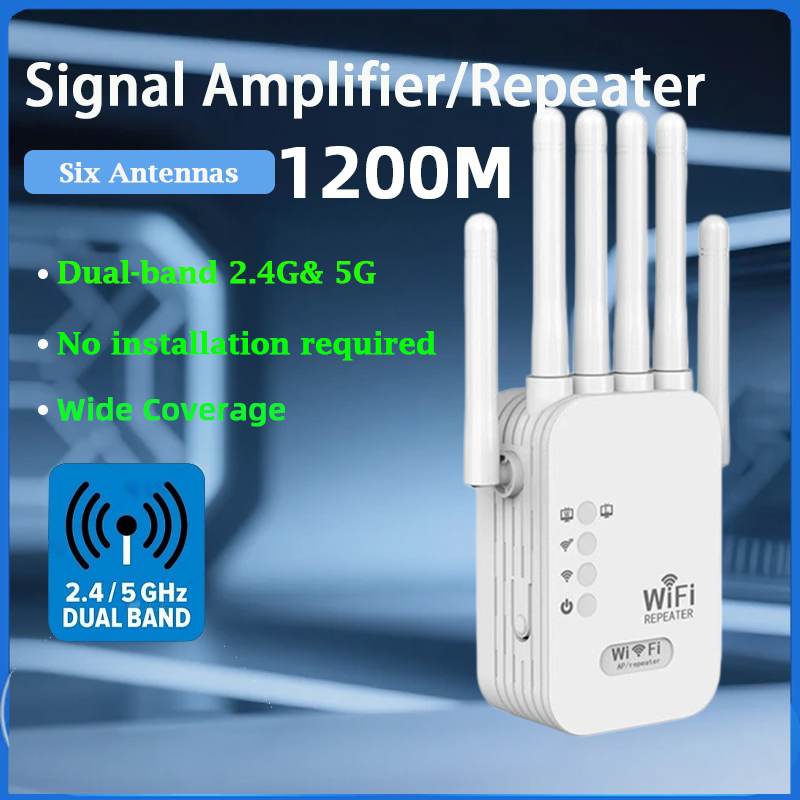 Home Security Network - KATORD 1200Mbps Bezprzewodowy Wzmacniacz WiFi 2.4G&5G