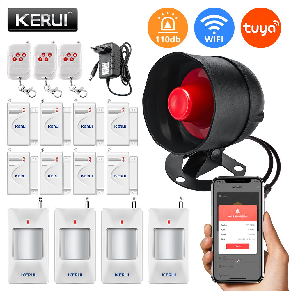 Home Security Product - KERUI Tuya głośno głośnik wysoki decybel