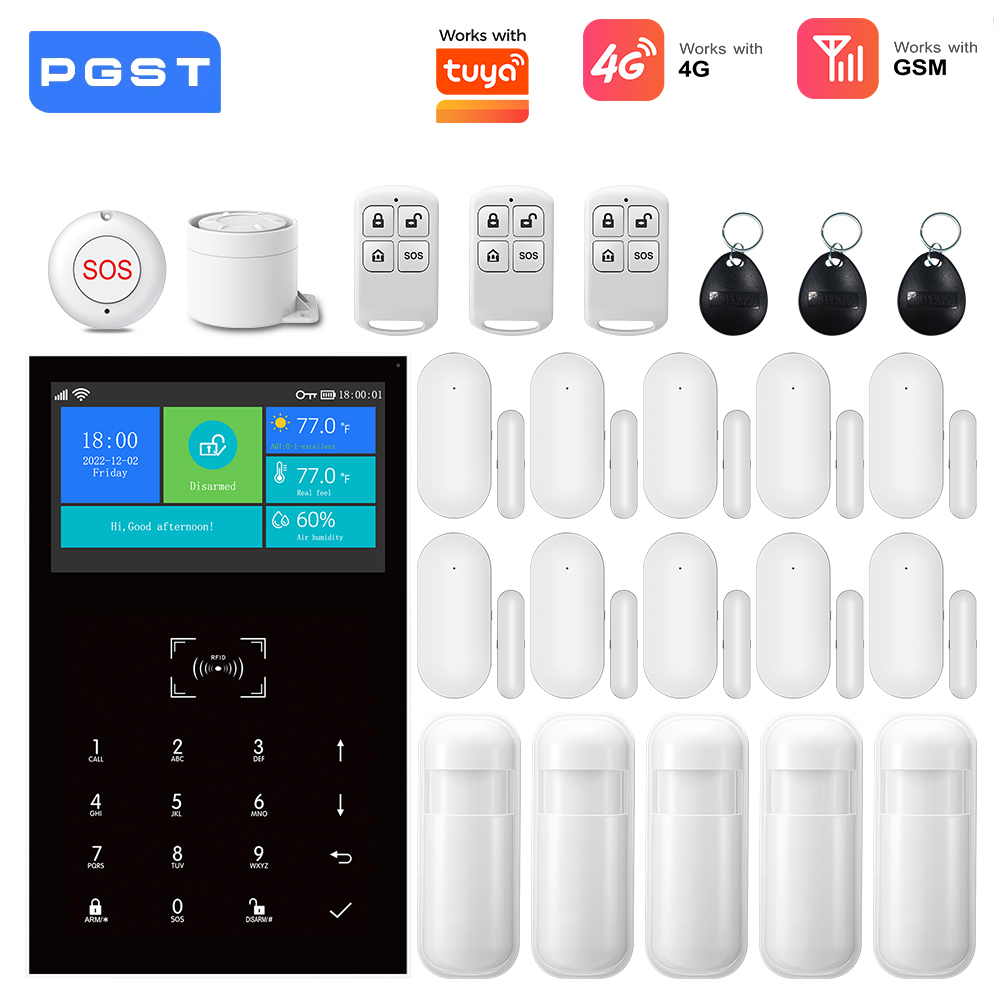 Home Security Product - System alarmowy 4G GSM WiFi współpracujący
