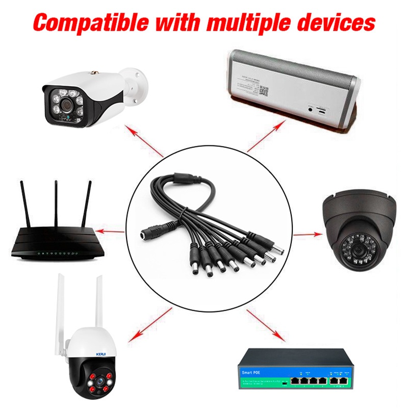 5,5 x 2,1 mm 1 żeński na 2 4 8 – Home Security Ideas recenzja i cena