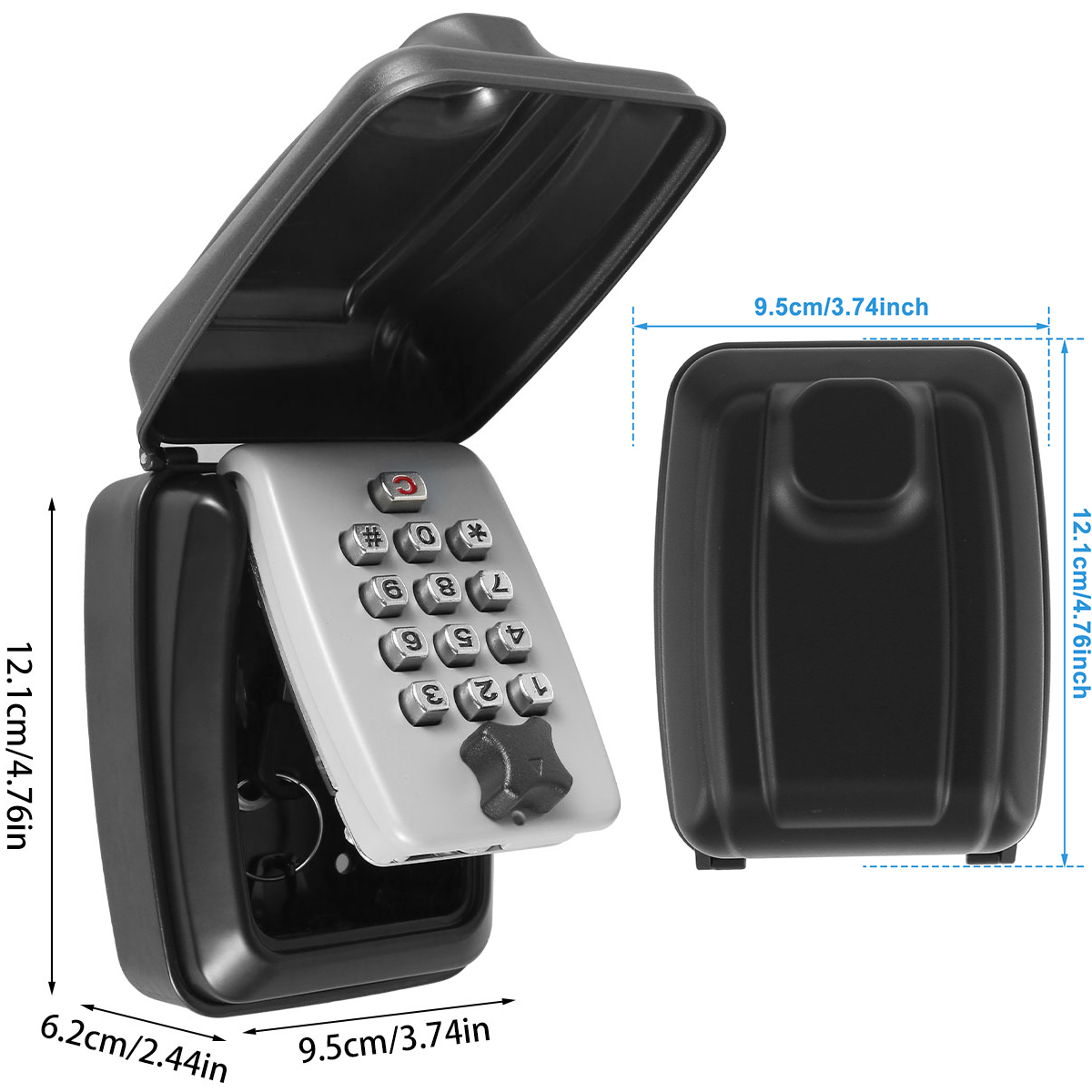 Key Lock Box Wall-Mount Secret – Home Security Ideas recenzja i cena