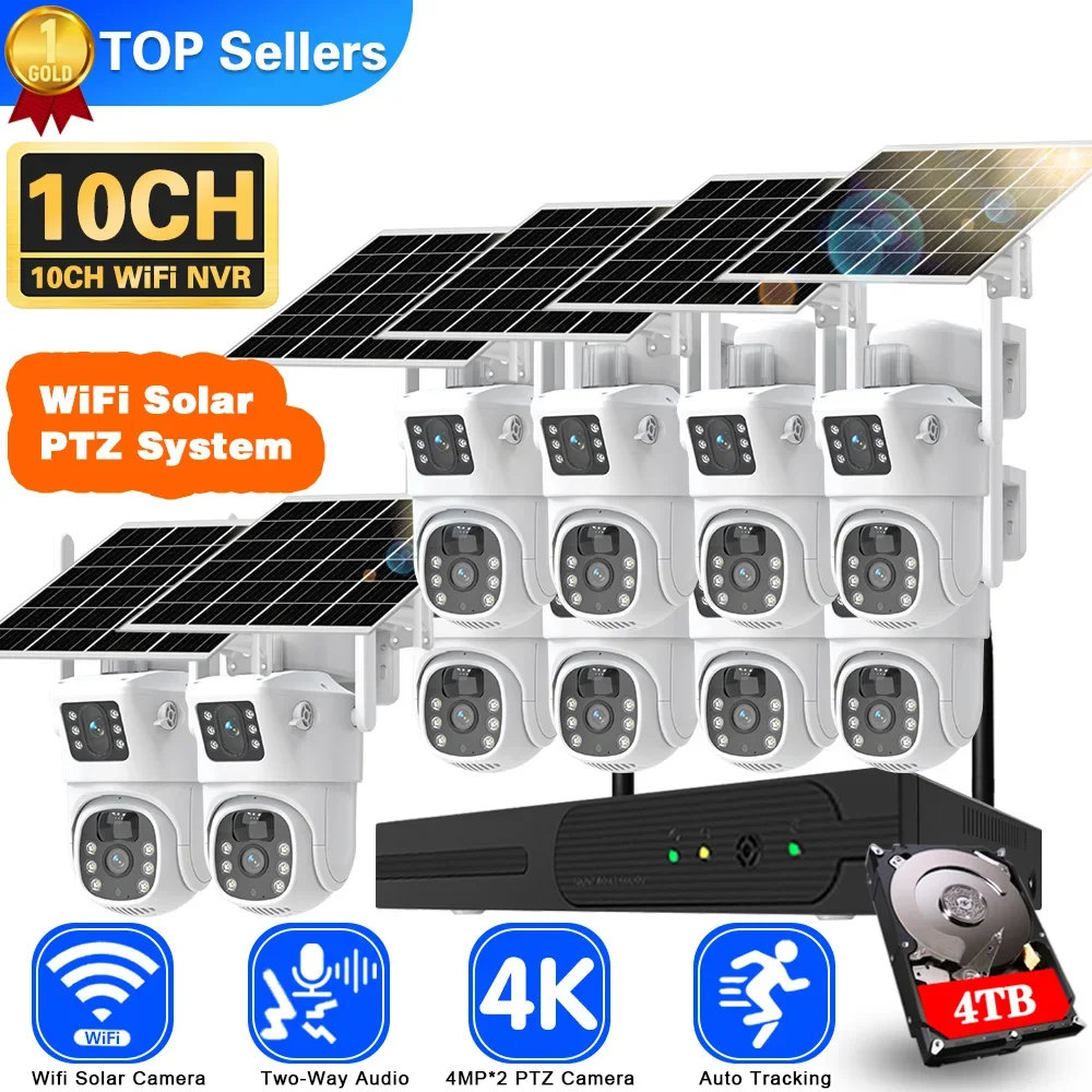 4K 8MP podwójny obiektyw Syste – Home Security Monitoring System recenzja i cena