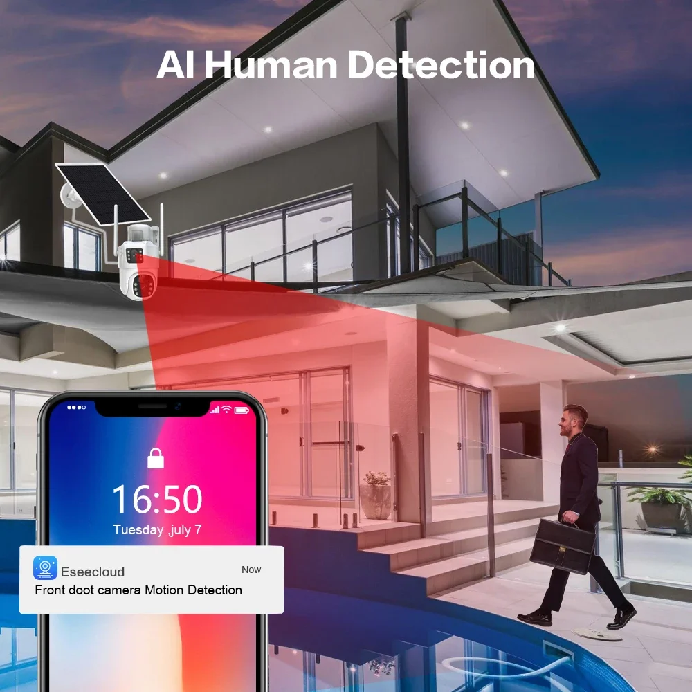 4K 8MP podwójny obiektyw Syste – Home Security Monitoring System recenzja i cena