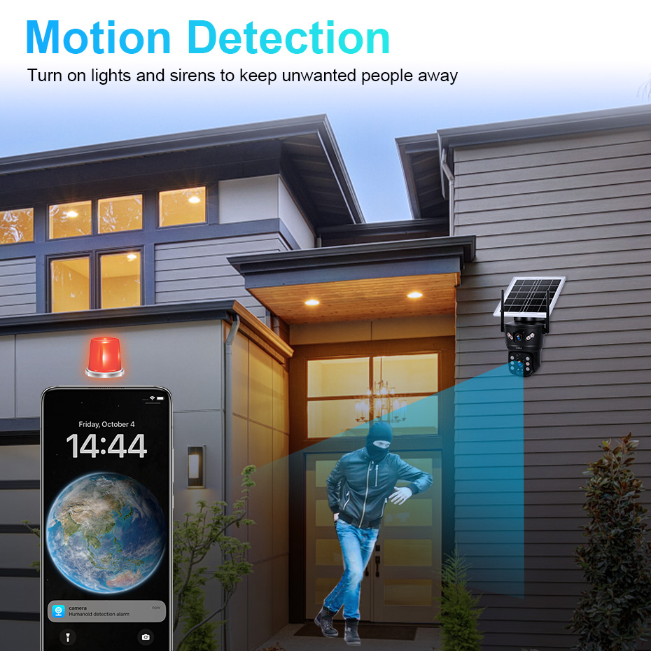 KERUI 6MP 4G SIM WiFi Kamera S – Home Security Business recenzja i cena