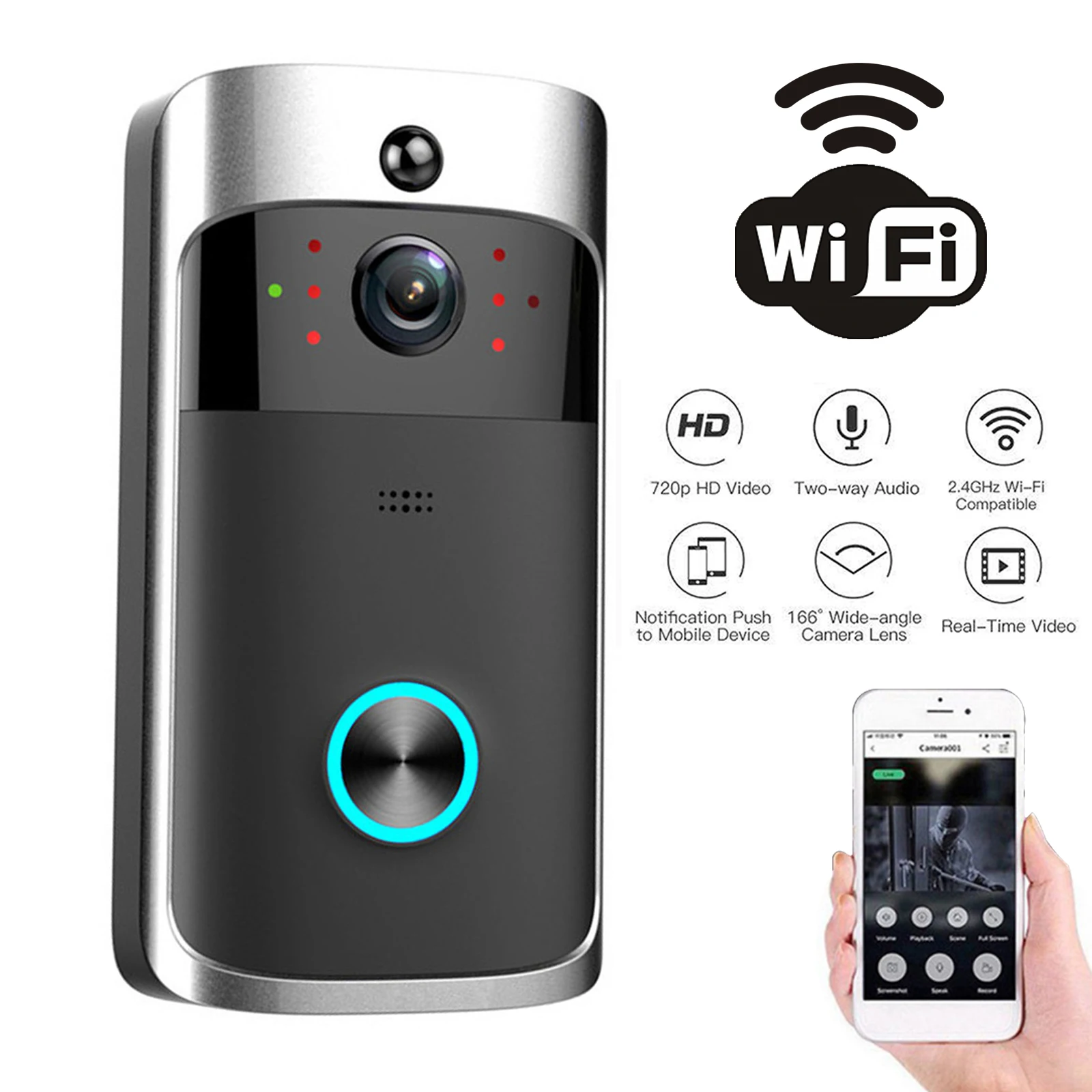 Nowy dzwonek wideo V5 z 2026 r – Home Security Doorbell Camera recenzja i cena