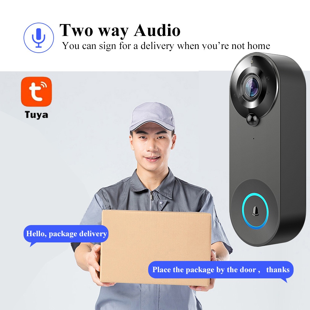 Tuya Bezprzewodowy Dzwonek do  – Home Security Ideas recenzja i cena