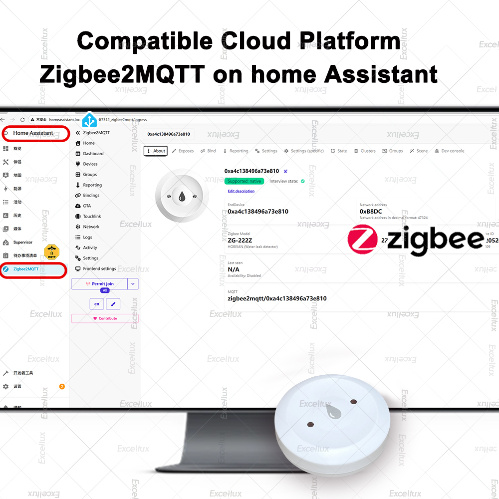 Detektor wody Zigbee czujnik w – Home Security Business recenzja i cena