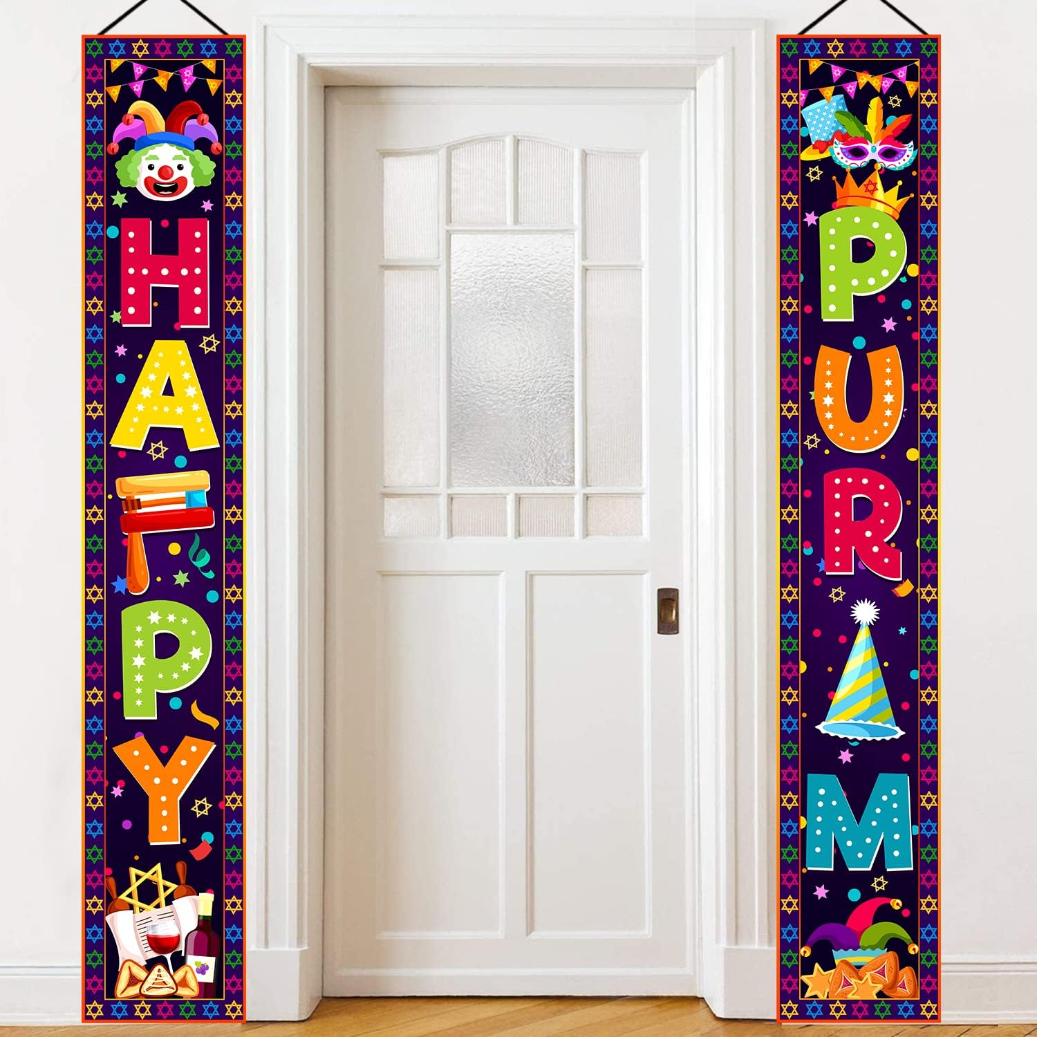 Happy Purim Dekoracje Ganek Zn – Home Security Yard Sign recenzja i cena