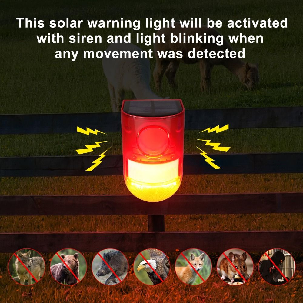 Alarm bezpieczeństwa solarny,  – Home Security Yard Sign recenzja i cena