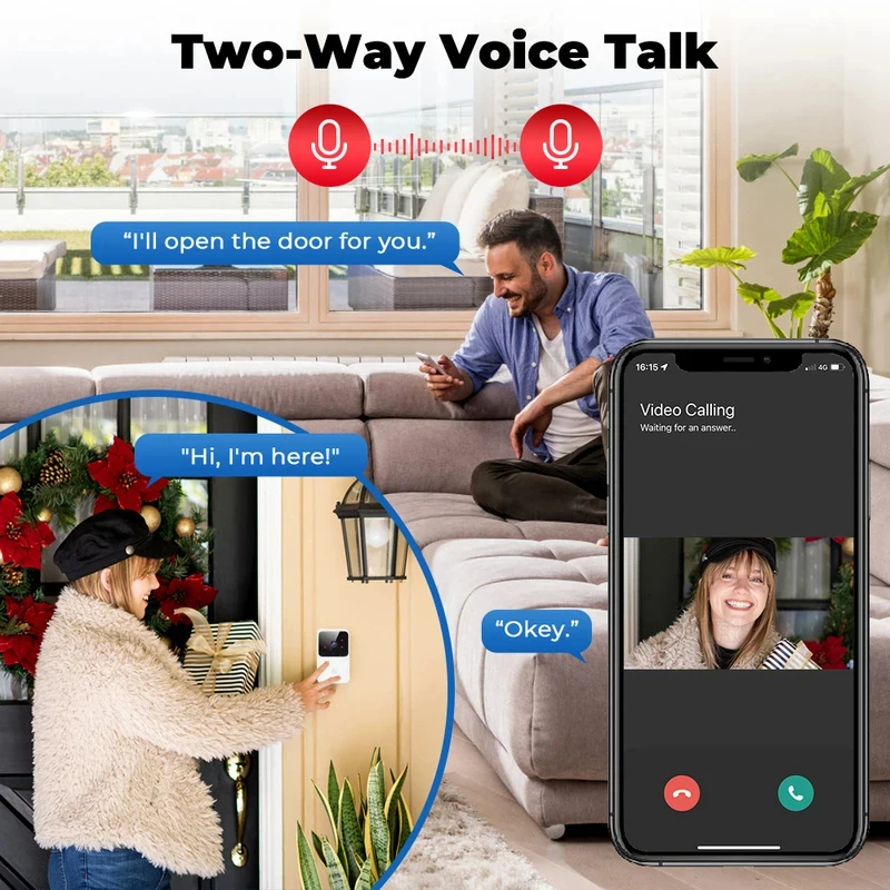 Inteligentny dzwonek do drzwi  – Home Security Doorbell Camera recenzja i cena