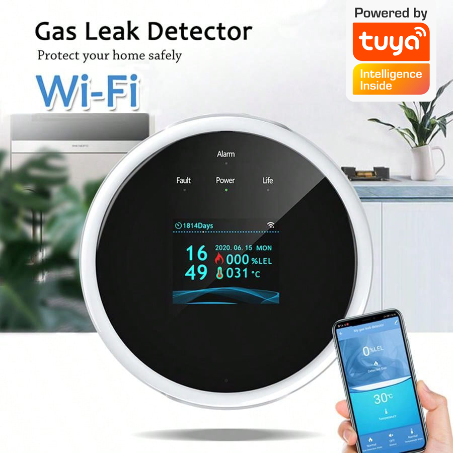 Czujnik gazu 2.4G WiFi, detekt – Home Security Network recenzja i cena